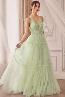 Andrea & Leo A1206 halterneck gallakjole