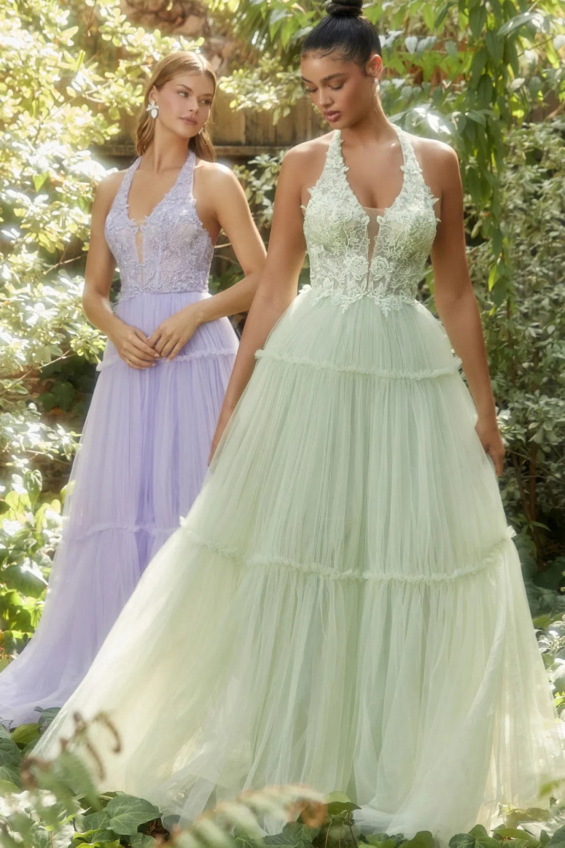 Andrea & Leo garden lace gallakjole