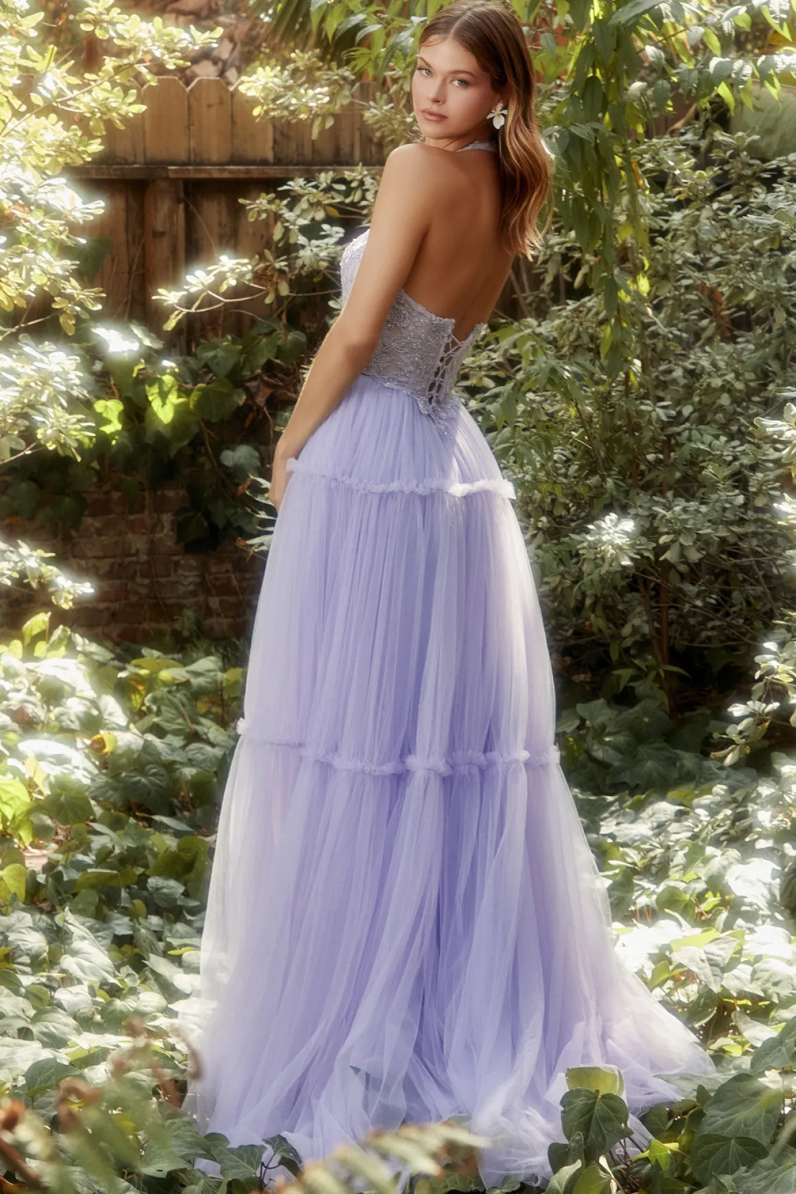 Andrea & Leo garden lace gallakjole