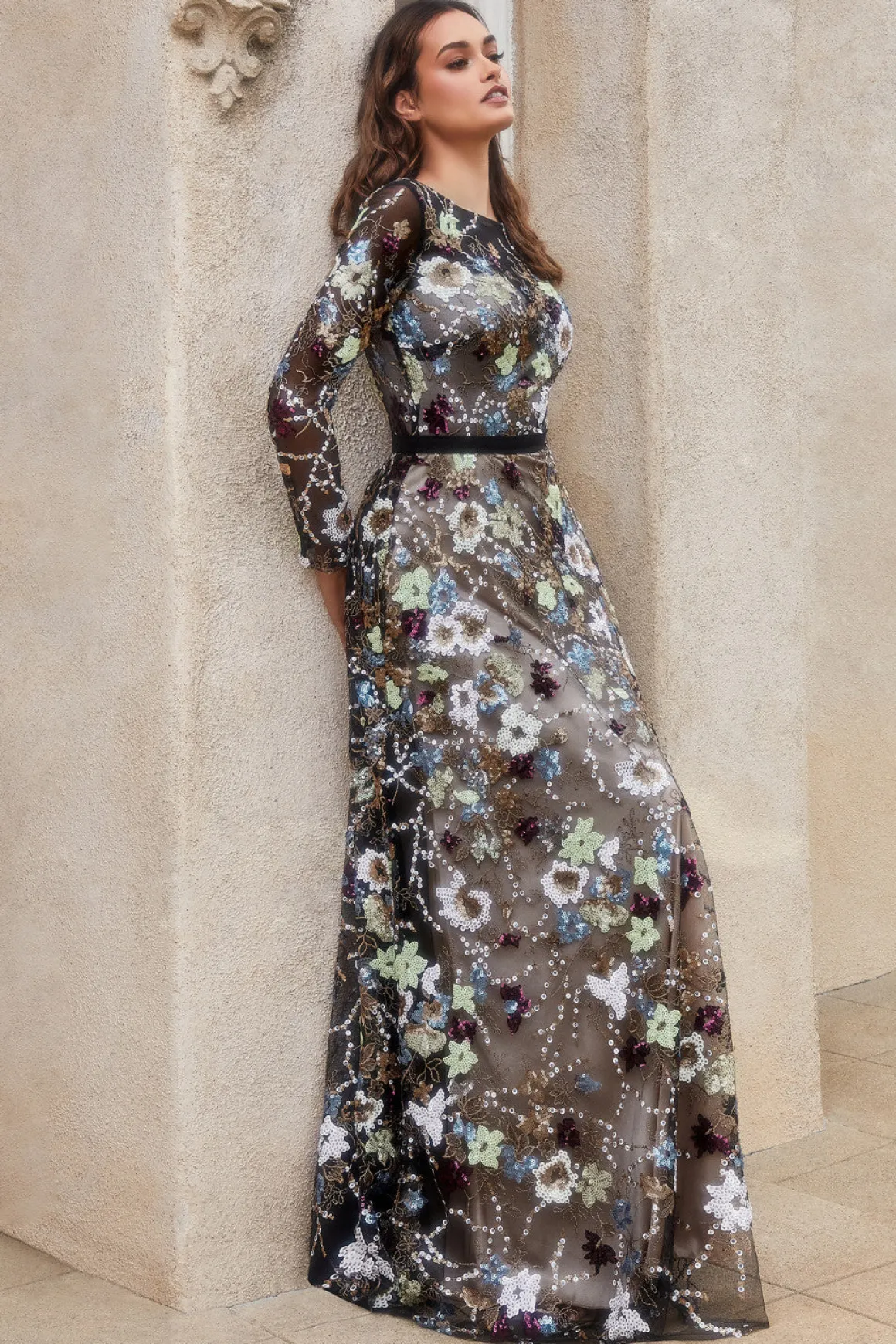 Andrea & Leo kjole med ærmer