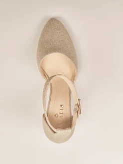 Avalia - Vera S. Heeled Sandal - Gold