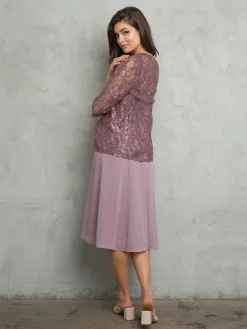 Festkjole med jakke 3489