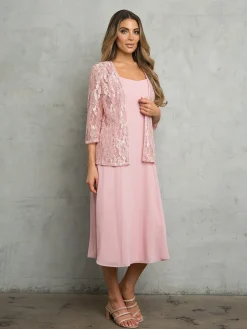 Festkjole med jakke 3489