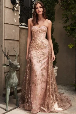 La Divine stropløs corsagekjole CB046