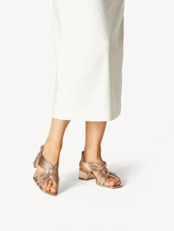 Tamaris - 28248 Sandal - Powder Metal