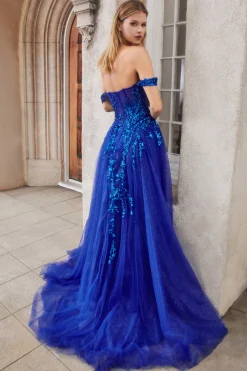 Andrea & Leo offshoulder gallakjole A1209