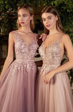 Andrea & Leo Sade Gown