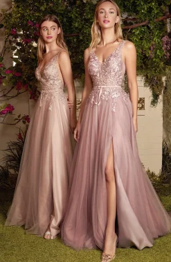 Andrea & Leo Sade Gown