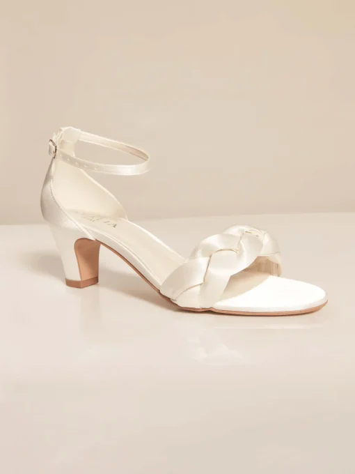 Avalia - Agnes Heeled Sandal - White