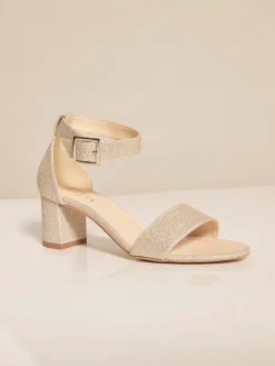Avalia - Carrie Heeled Sandal - Gold