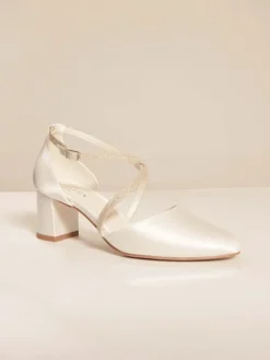 Avalia - Daga Heeled Sandal - Satin