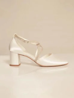 Avalia - Daga Heeled Sandal - Satin