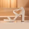 Avalia - Goja Heeled Sandal - White
