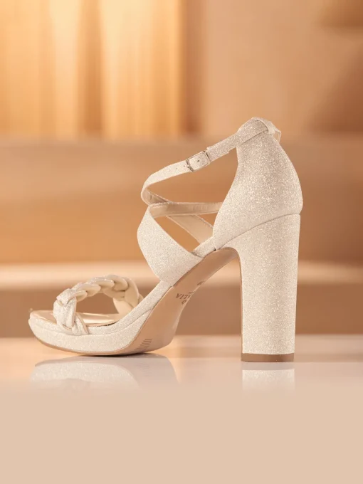 Avalia - Goja Heeled Sandal - White