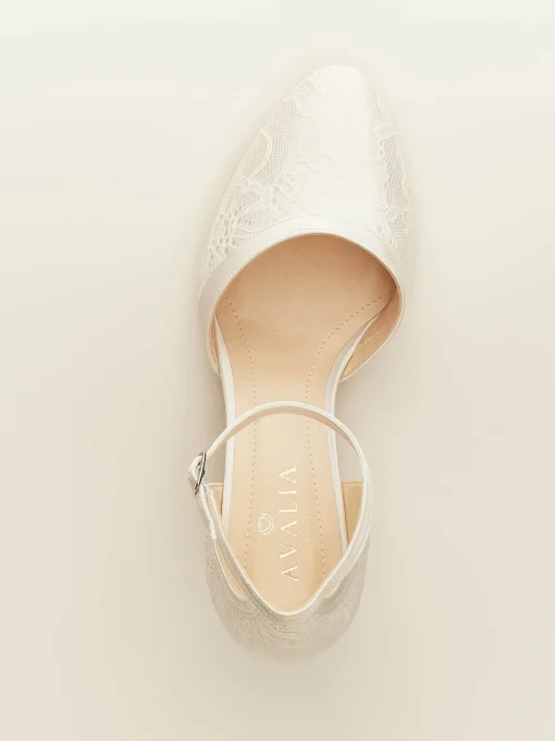 Avalia - Kati Heeled Sandal - White
