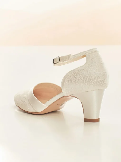 Avalia - Kati Heeled Sandal - White