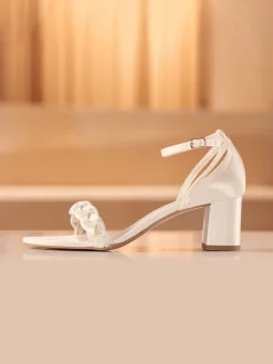 Avalia - Tea Heeled Sandal - White