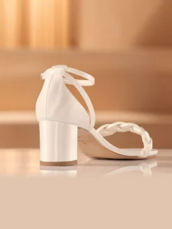 Avalia - Tea Heeled Sandal - White