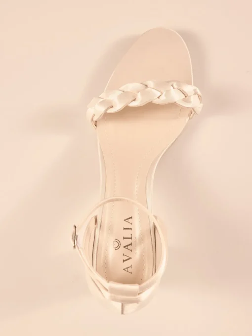 Avalia - Tea Heeled Sandal - White
