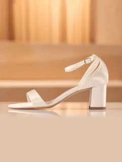 Avalia - Tina Heeled Sandal - White