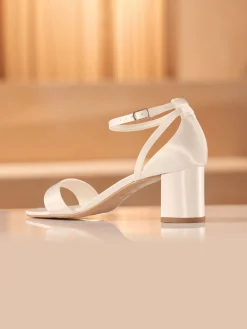 Avalia - Tina Heeled Sandal - White