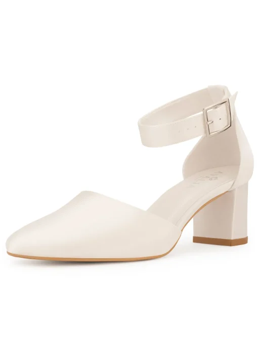 Avalia - Vera Heeled Sandal - White