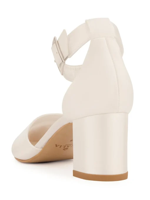 Avalia - Vera Heeled Sandal - White