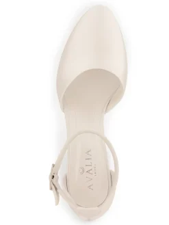 Avalia - Vera Heeled Sandal - White