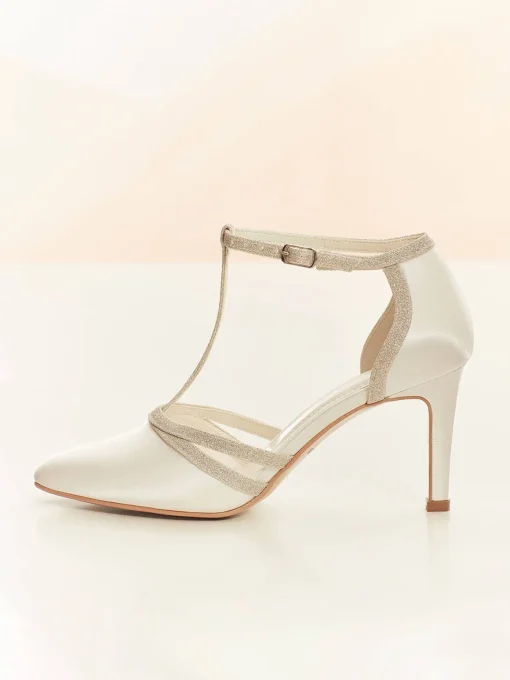 Avalia - Wilma Heeled Sandal - White