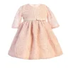 baby kjole i rosa med ærmer