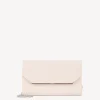 Beige kuverttaske med rem