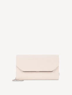 Beige kuverttaske med rem