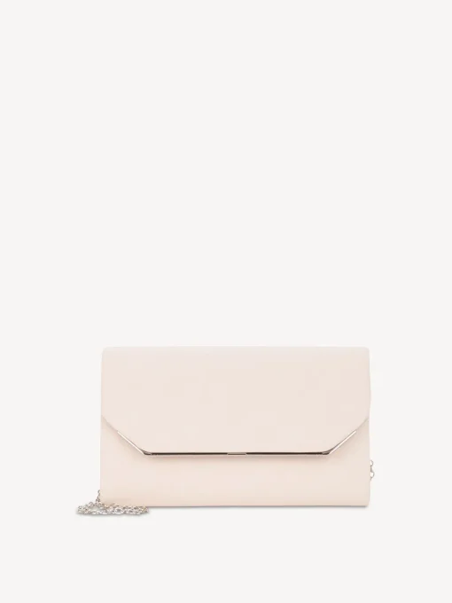 Beige kuverttaske med rem