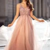 Christian Koehlert gallakjole med tyl 0265 - Dawn pink