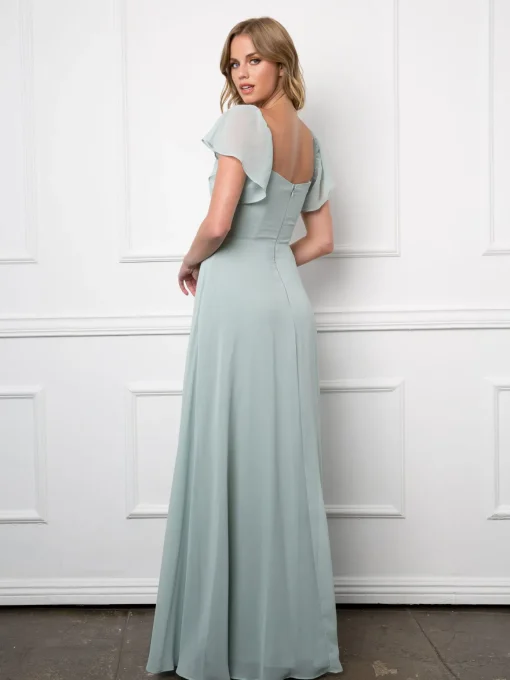 Festkjole med on eller offshoulder