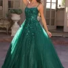 Gallakjole med glitter 1464