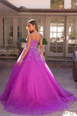 Gallakjole med glitter 1464