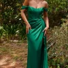 La Divine 7484 corsage satin kjole