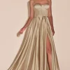 La Divine CD337 corsage gallakjole i satin