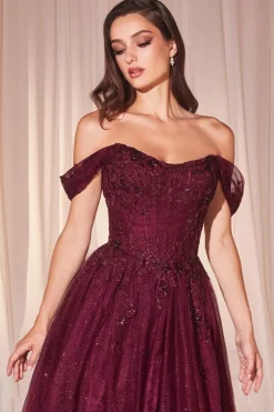 La Divine CD799 glitter gallakjole