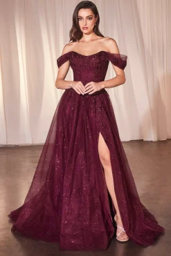La Divine CD799 glitter gallakjole