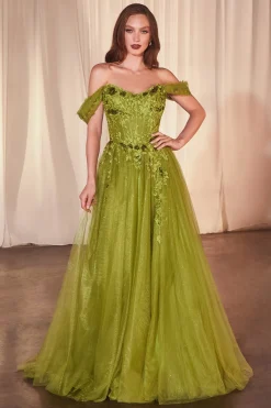 La Divine CD799 glitter gallakjole