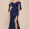 La Divine CD943 navy festkjole