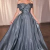 La Divine CD801 stropløs organza gallakjole