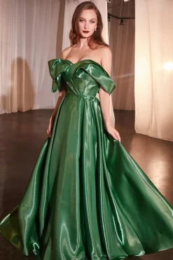 La Divine CD801 stropløs organza gallakjole