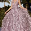 La Divine J838 gallakjole med 3d blomster