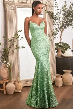 La Divine pailletkjole CH066