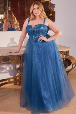La Divine plus size gallakjole CD0217C