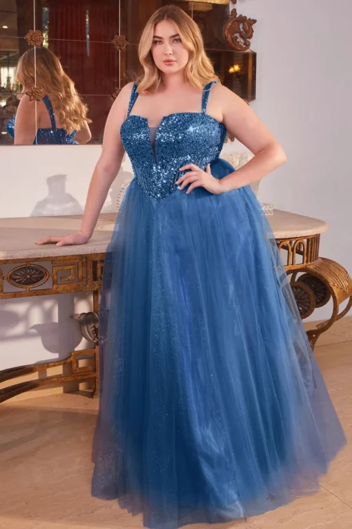 La Divine plus size gallakjole CD0217C