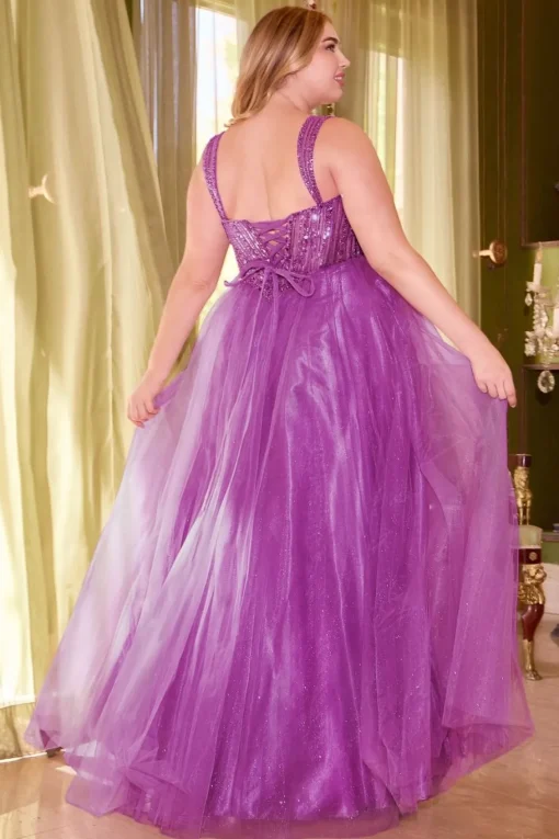 La Divine plus size gallakjole CD0217C